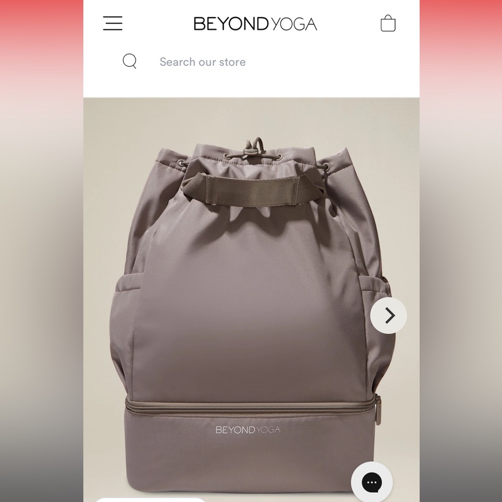 Beyond yoga Backpack with tags! Never used. Beautiful color!